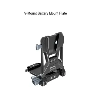 แผ่นยึดแบตเตอรี่แบบ V-Mount รุ่น 4505 สำหรับ /GH6/<span class=keywords><strong>GH5</strong></span>/<span class=keywords><strong>LUMIX</strong></span> DSLR พร้อมขาตั้งกล้องแบบพับได้ มีรูเกลียวขนาด 1/4"-20 และ 3/8"-16 - Product Image 1