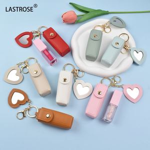 กระเป๋าใส่ลิปสติกหนัง PU ขนาดเล็กทันสมัย พกพาสะดวก พร้อมพวงกุญแจสำหรับผู้หญิง - Product Image 3