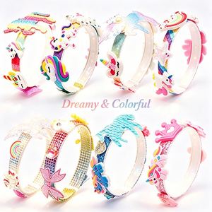 Luxury Make Your Own Hair <b>Bows</b> Kit Kids Headbands <b>Clips</b> Flowers Hearts Gems Stickers Creative Gift Supply Box Set - Product Image 6
