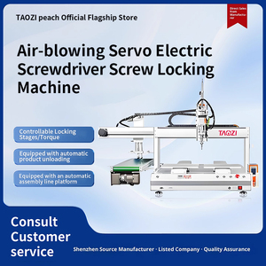 Сервоэлектрический шуруповерт с функцией всасывания для затяжки винтов, многоголовочный настольный промышленный автоматический станок для закручивания винтов - Product Image 2