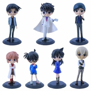 YMJ 7 unids/set 14-16cm Detective Conan Furuya Rei <span class=keywords><strong>Hattori</strong></span> Heiji Anime figuras de acción de juguete para niñas niños regalos adornos - Product Image 2