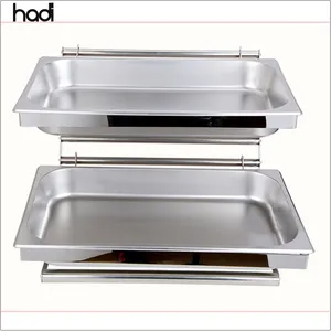 Panier à pain rectangulaire pliable avec couvercle, fournitures d'hôtel, de Restaurant et de Restaurant, pour <span class=keywords><strong>buffet</strong></span> - Product Image 6