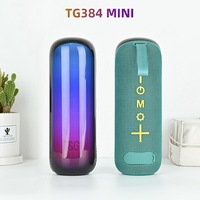 Haut-parleur avec lumière LED RGB, microphone intégré, batterie rechargeable - Idéal pour les fêtes et le home cinéma