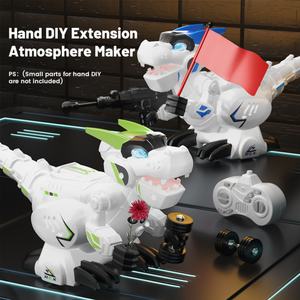 หุ่นยนต์ไดโนเสาร์ SJY-R25 ของเล่นอิเล็กทรอนิกส์ โหมดต่อสู้ หุ่นยนต์บังคับวิทยุ ของเล่นเด็ก หุ่นยนต์ RC สำหรับการศึกษาปฐมวัย - Product Image 2