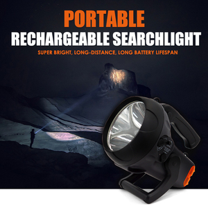Có thể sạc lại 10 Watt 800lumens cầm tay <span class=keywords><strong>LED</strong></span> Spotlight đèn pin với ngân hàng điện và nhấp nháy ánh sáng 4000mAh Li-ion - Product Image 3