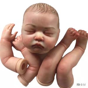 Nuevo Kit de Muñeca Reborn de Vinilo Suave de 55 cm, Lindo Bebé, Modelo de Bebé Recién Nacido de Moda para Hacer Manualidades, Juguete para Niños - Product Image 2