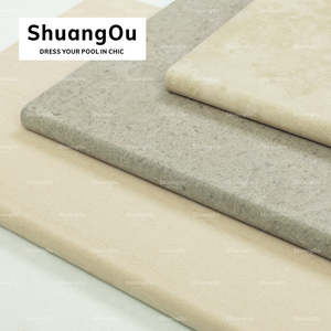 Cao cấp trong nhà ngoài trời sứ gạch với mô hình pháp travertine thiết kế Non-Slip pavers cho xung quanh một hồ bơi Spa khu vực - Product Image 1