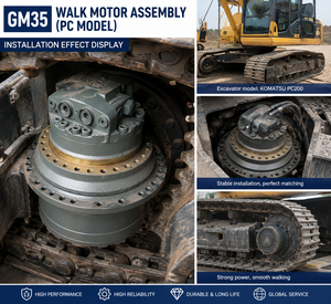 Ensemble moteur de translation GM35 pour excavatrices PC200 3 5 6 7 8 – Couple élevé, conception compacte, fiabilité durable - Product Image 4