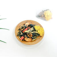 Sachets de thé triangulaires de qualité supérieure, personnalisés OEM, naturels, faits à la main, aromatisés aux herbes, pour la santé des yeux