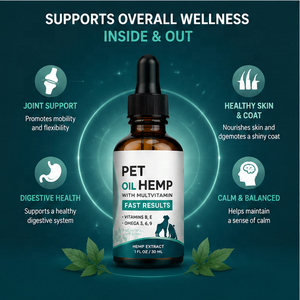 Gotas de Aceite de Semillas de Cáñamo para Perros y Gatos Dio OEM/ODM, Suplemento Herbal Multivitamínico para Mascotas de Todas las Edades, Cuidado de la Piel e Intestino - Product Image 3