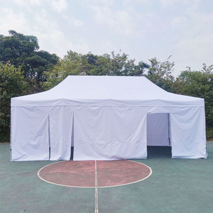 Tenda gazebo commerciale 3x6 con parete laterale per tenda fiera del mercato europeo - Product Image 2