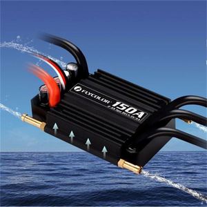 ESC FlyColor Tahan Air Tanpa Sikat 150A 900A untuk Model Kapal, Pendingin Air, 5.5V/5A <span class=keywords><strong>2</strong></span>-6s BEC, RC Boat Bidirectional 2025 - Product Image 2