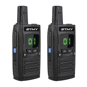 Ensemble de talkies-walkies UHF VHF, radio bidirectionnelle, lot de 2, pour la maison, le restaurant, le café, écran LCD 2W, kit radio portable 1 km - Product Image 1