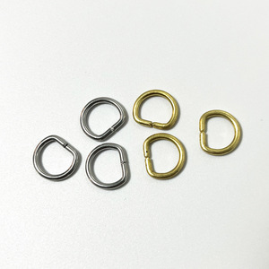 Hebillas de acero inoxidable con anillo en D 316, herrajes metálicos para bolsos y accesorios de ropa, conectores de anillo duraderos - Product Image 2