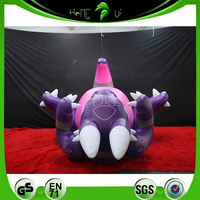 Ballon gonflable en PVC Hongyi en forme de dragon - Design de dessin animé personnalisé avec logo pour les promotions et les événements