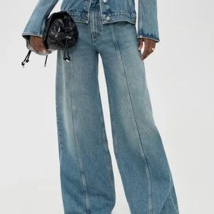 Pantalones Vaqueros Anchos de Mezclilla para Mujer, Estilo 2025, Personalizados, de Moda, Vintage, Holgados, Estilo Urbano - Product Image 2