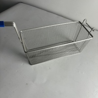 Panier à frire en acier inoxydable 304, panier à aliments pour faire frire des frites
