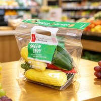 China 1,5LB transparante bedrukte plastic ziplock verpakkingstas, transparante plastic fruitverpakkingstas, op maat gemaakte ziplock zakken voor voedselverpakkingen