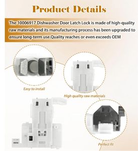 <span class=keywords><strong>Pour</strong></span> <span class=keywords><strong>Bosch</strong></span> véritable OEM ensemble de serrure de porte blanche 10006917 <span class=keywords><strong>pour</strong></span> <span class=keywords><strong>lave</strong></span>-<span class=keywords><strong>vaisselle</strong></span> <span class=keywords><strong>Bosch</strong></span> Source d'alimentation électrique <span class=keywords><strong>pour</strong></span> hôtels - Product Image 3