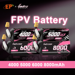แบตเตอรี่ Enrichpower 200C 6s 150C 4500mah ลิเธียมโพลิเมอร์ 7.4V 4000mah 18S สำหรับรถแข่งความเร็วสูง 4570140 200C รองรับกระแสไฟสูง - Product Image 2