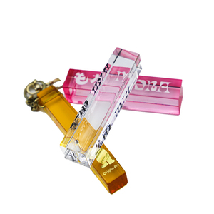 Customized Color Size High Quality Thick Clear <b>Acrylic</b> <b>Block</b> Keychain <b>Acrylic</b> <b>Block</b> Blanks for UV Printing - Product Image 4