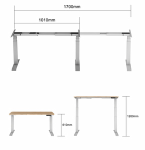 Bureau électrique réglable moderne de haute qualité pour la maison et le bureau, avec cadre métallique, pour travailler debout - Product Image 4
