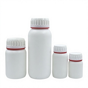 Botella Redonda Blanca de Plástico HDPE de 500 ml y 1 Litro para Fertilizantes Líquidos y Pesticidas, Botellas de Plástico para Químicos con Pulverizador y Gatillo de 750 ml - Product Image 3
