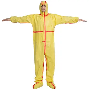 OEM Wholesale High Quality Manufacturer Disposable Coverall Boiler Suit Mens Work Jumpsuit
