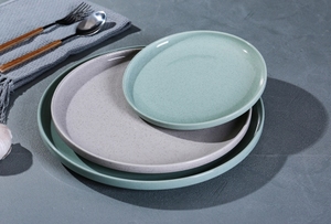 Elegant Pastel Ceramic <b>Dinnerware</b> Collection - Complete Table Set for Sophisticated Dining Upscale Restaurant - Product Image 2