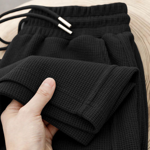 <span class=keywords><strong>Pantalon</strong></span> de sport décontracté pour <span class=keywords><strong>homme</strong></span>, coupe droite ample, couleur unie, léger et respirant, nouvelle collection Printemps-Automne 2025, pour le commerce extérieur - Product Image 2
