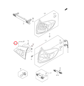 Adatto per Suzuki NEW <span class=keywords><strong>Vitara</strong></span>, Sistema di Illuminazione Auto, Gruppo Luci di Retromarcia - Product Image 4