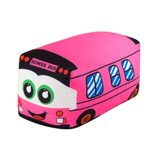 Vente chaude : Peluches de mini-bus de dessin animé, cadeaux personnalisés pour enfants, jouets en peluche de microbus simulé, jouets en peluche pour machine à griffes - Product Image 1