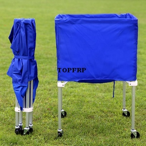 High Quality <b>Foldable</b> Volleyball Basketball Football Tennis Ball <b>Cart</b> with Wheels - Product Image 4