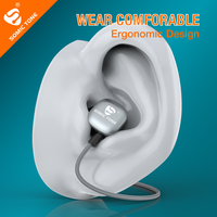 SOMIC TONE D22L Earphone Berkabel Bersertifikasi MFI untuk Ponsel, Earbuds Tipe-C, Tahan Air IPX-4, Headphone IOS