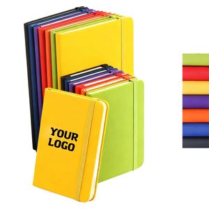 High Quality Business Office Lined Personalized Printed <b>Note</b> <b>Book</b> PU Leather Custom A5 A6 Hardcover Journal Notebook With Logo - Product Image 1