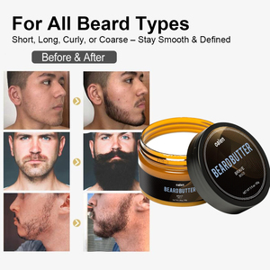 Nuovo Burro Naturale per <span class=keywords><strong>la</strong></span> Cura della <span class=keywords><strong>Barba</strong></span>, Balsamo per Uomini, Liscia, Definisce e Idrata Barbe Corte/Lunghe - Product Image 6