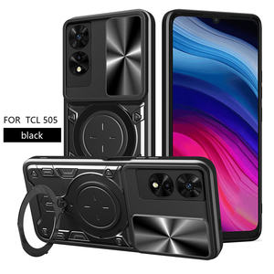 Nuovo Design di armatura antiscivolo forte anello di aspirazione magnetico custodia per telefono Stander TPU + PC per <span class=keywords><strong>TCL</strong></span> 505/<span class=keywords><strong>30</strong></span> SE/<span class=keywords><strong>30</strong></span> XE/40 XE/40 SE/40XL - Product Image 2