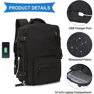 Sac à dos de randonnée unisexe personnalisé à compartiments multiples, sac à dos pour <span class=keywords><strong>homme</strong></span> avec séparation humide et sèche, imperméable, avec compartiment pour <span class=keywords><strong>ordinateur</strong></span> portable et port USB - Product Image 2