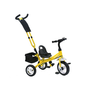 Cadre 2 en 1 en plastique et acier pour tout-petits avec poignée et barre de poussée Tricycle à 3 roues pour enfants de 2 à 4 ans - Product Image 4