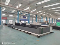 Máquina de Corte Láser de Fibra de Alta Precisión de 12000w 6000w, Tipo Abierto, Mesa de Intercambio para Latón con Servomotor Yaskawa