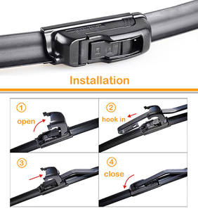 ใบปัดน้ำฝนรถยนต์ Carall ราคาถูก คุณภาพดี ขายส่ง ขนาด 16 นิ้ว 18 นิ้ว ผลิตในจีน ยี่ห้อ <span class=keywords><strong>Fuke</strong></span> - Product Image 3