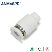 ANMASPC PPF Embout pneumatique à connexion rapide, bouchon de tube en PU, raccord de tuyau d'air de 4 à 12 mm, garantie 1 an
