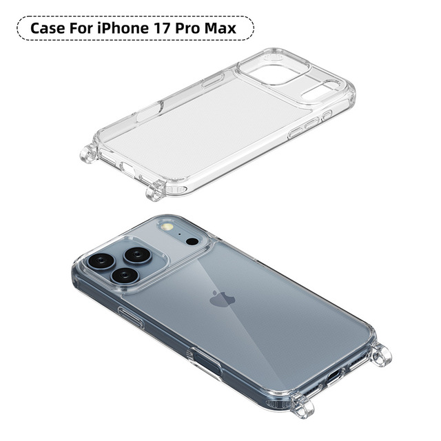 2026 Latest Launch of Cross Body Phone case for IPhone14 15 16 17 Pro Max Including a Screen Protector and Necklace Accessories