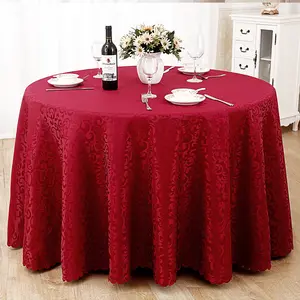 럭셔리 PU 가죽 테이블, 천 60 "라운드 샴페인 꽃 Oilcloth 테이블 커버 웨딩 파티 저녁/
