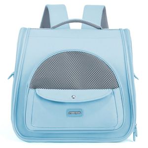 Fashion Waterproof Oxford Material Cat Backpack <b>Pet</b> <b>Carrier</b> Zipper Closure Large Capacity Portable Design for All - Product Image 1