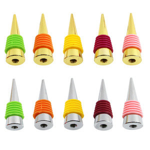 Wine Stoppers Metal Five Color Sealing Bottle Stopper For Red Wine Preservation Simple Style - Product Image 5