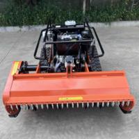 Broyeur d'herbe à fléau diesel industriel 24V 4 temps moteur hydraulique ascenseur télécommande robot de tonte de pelouse