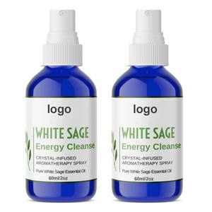 Spray de nettoyage à la <span class=keywords><strong>sauge</strong></span> <span class=keywords><strong>blanche</strong></span> Brume fine spirituelle Reiki Infusé Cristal de guérison Spray Bonheur magique Chambre Monsieur - Product Image 1