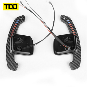 Palettes de changement de vitesse magnétiques en fibre de carbone TDD LED pour Chevrolet Camaro SS Corvette C7 - Product Image 1