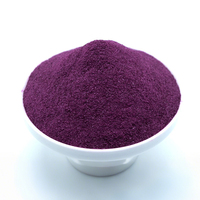 Poudre de myrtille comestible en vrac 100% naturelle, fabricant OEM, utilisable à basse température, riche en anthocyanes pour les boissons et la boulangerie